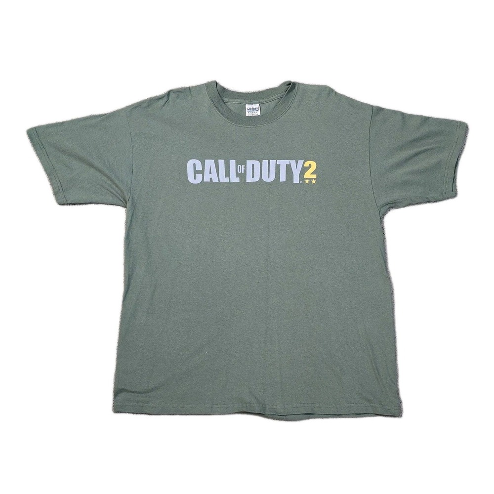 Vintage Call of Duty 2 Promo T Shirt 2005 XL Activision Infinity Ward EB Games